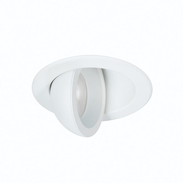 WAC Lotos R 1Lt 4" LED 5-CCT Round Recessed Kit, White/Frosted