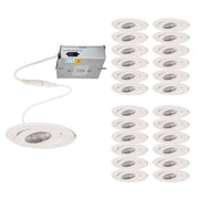 WAC RAR Lotos 4" 5-CCT LED Recessed (Pack of 24), White - R4ERAR-W9CS-FWT-24