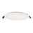 WAC Lotos 1Lt 4" LED 5-CCT Round Recessed Kit, White/Frosted