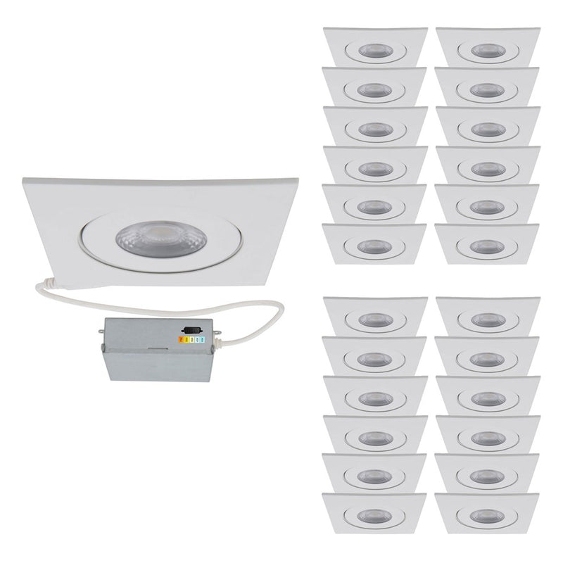 WAC SAR Lotos 4" 5-CCT LED Recessed (Pack of 24), White - R4ESAR-W9CS-WT-24
