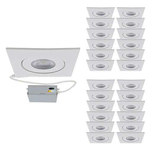WAC SAR Lotos 4" 5-CCT LED Recessed (Pack of 24), White - R4ESAR-W9CS-WT-24