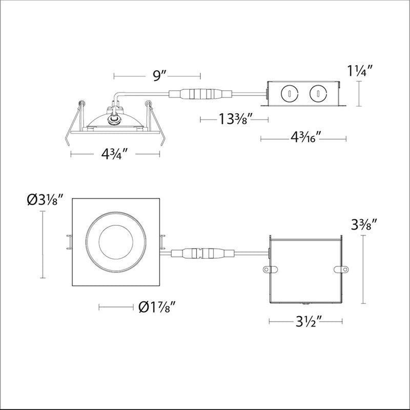 WAC SAR Lotos 4" 5-CCT LED Recessed (Pack of 24), White