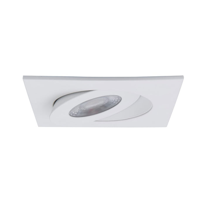 WAC Lotos 1Lt 4" LED 5-CCT Square SAR Recessed Kit, WH/Frost