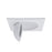 WAC Lotos 1Lt 4" LED 5-CCT Square SAR Recessed Kit, WH/Frost