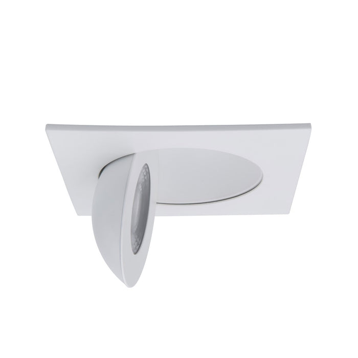 WAC Lotos 1Lt 4" LED 5-CCT Square SAR Recessed Kit, WH/Frost