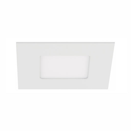 WAC Lotos 1Lt 4" LED 5-CCT Square SDR Recessed Kit, WH/Frost