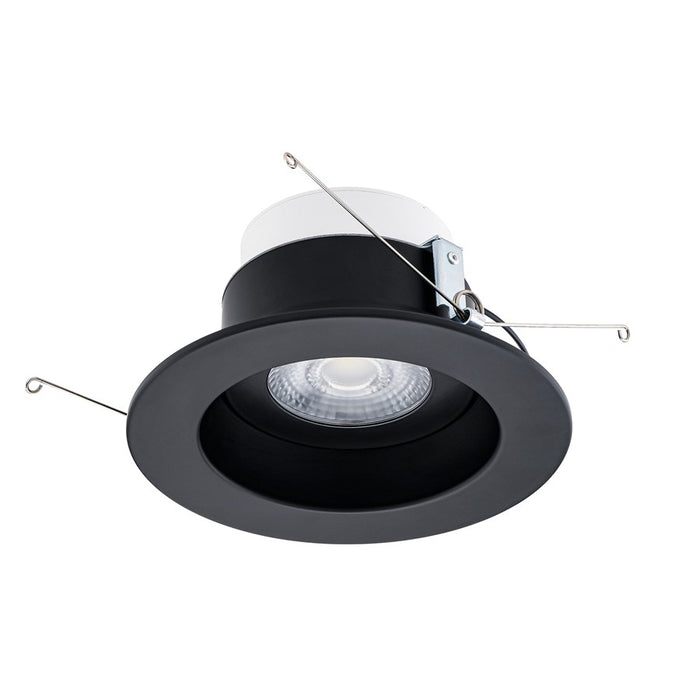 WAC Lotos 1Lt 6" LED 5-CCT Round Retrofit Recessed Kit, Black - R6DRAK-A9CS-BK