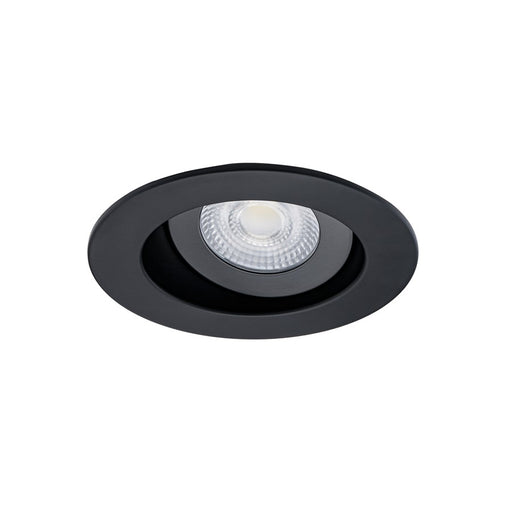 WAC Lotos 1Lt 6" LED 5-CCT Round Retrofit Recessed Kit, Black