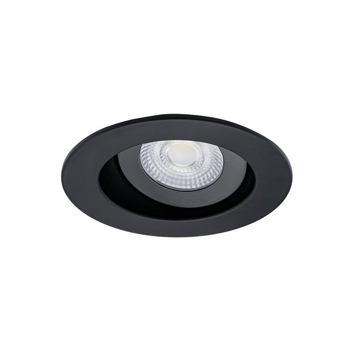 WAC Lotos 1Lt 6" LED 5-CCT Round Retrofit Recessed Kit, Black