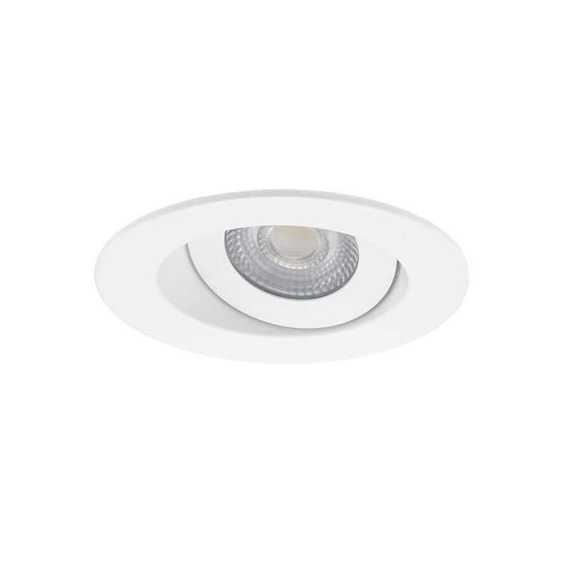 WAC Lotos 1Lt 6" LED 5-CCT Round Retrofit Recessed Kit, White