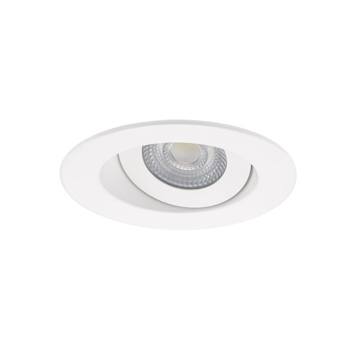WAC Lotos 1Lt 6" LED 5-CCT Round Retrofit Recessed Kit, White