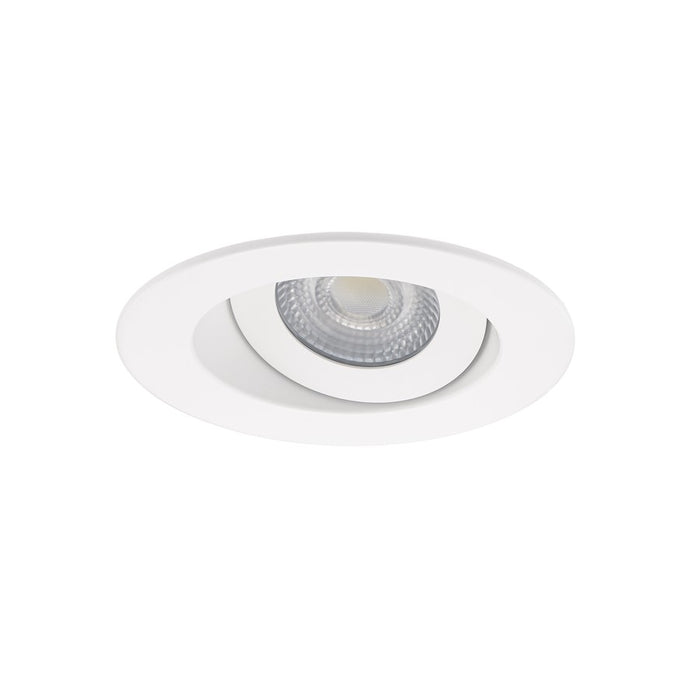WAC Lotos 1Lt 6" LED 5-CCT Round Retrofit Recessed Kit, White
