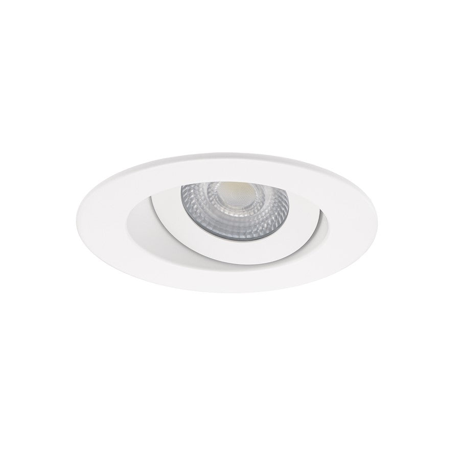 WAC Lotos 1Lt 6" LED 5-CCT Round Retrofit Recessed Kit, White