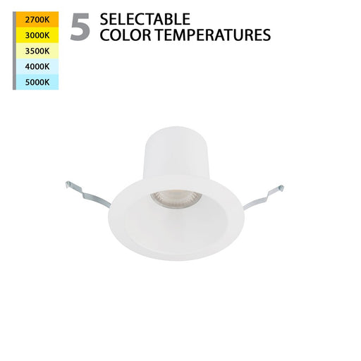 WAC Blaze RDR 1Lt 6" LED Recessed Light/Housing, White/White - R6DRDR-F9CS-WT