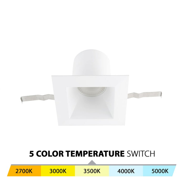 WAC Blaze SDR 1Lt 6" LED Recessed Light/Housing, White/White