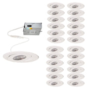 WAC Lotos 6" 5-CCT LED Recessed (Pack of 24), White - R6ERAR-W9CS-FWT-24