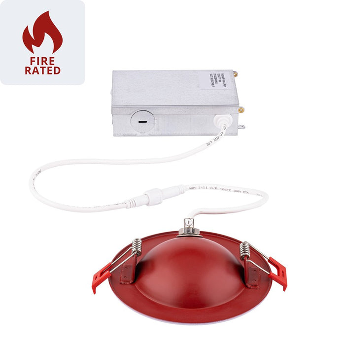 WAC Lotos 1Lt 6" LED 5-CCT Round RAR FWT Recessed Kit, FWH