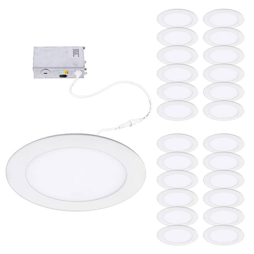WAC Lotos 6" 5-CCT Selectable LED Recessed (Pack of 24), WH - R6ERDR-W9CS-FWT-24