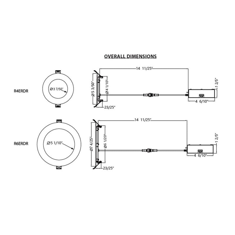 WAC Lotos 6" 5-CCT Selectable LED Recessed (Pack of 24), WH
