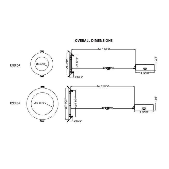 WAC Lotos 6" 5-CCT Selectable LED Recessed (Pack of 24), WH