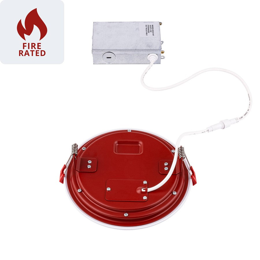 WAC Lotos 1Lt 6" LED 5-CCT ERDR FWT Round Recessed Kit, FWH