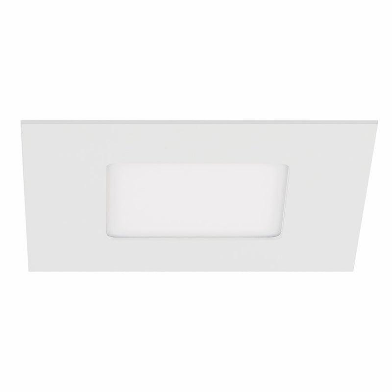 WAC Lotos 1Lt 6" LED 5-CCT Square Recessed Kit, White/Frosted