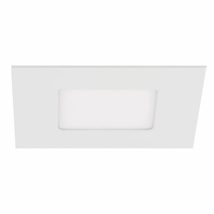 WAC Lotos 1Lt 6" LED 5-CCT Square Recessed Kit, White/Frosted