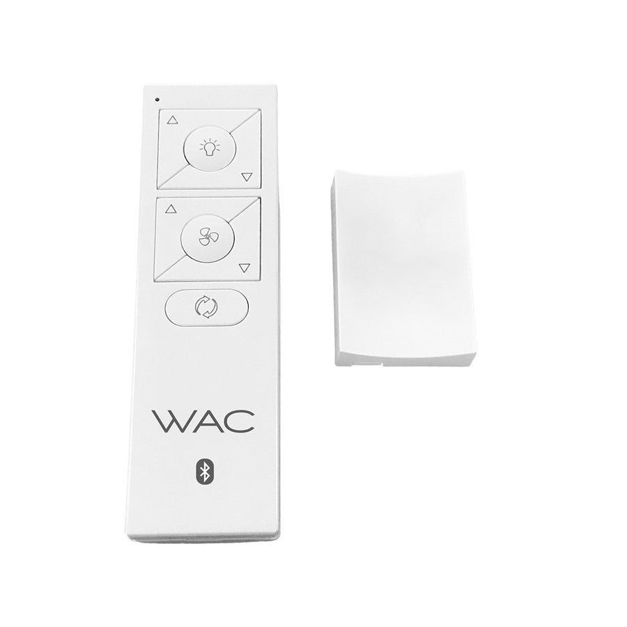 WAC Lighting RC20 6-Speed Ceiling Fan Remote Control/Cradle, White - RC20-WT