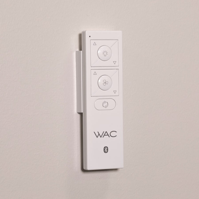 WAC Lighting RC20 6-Speed Ceiling Fan Remote Control/Cradle, White