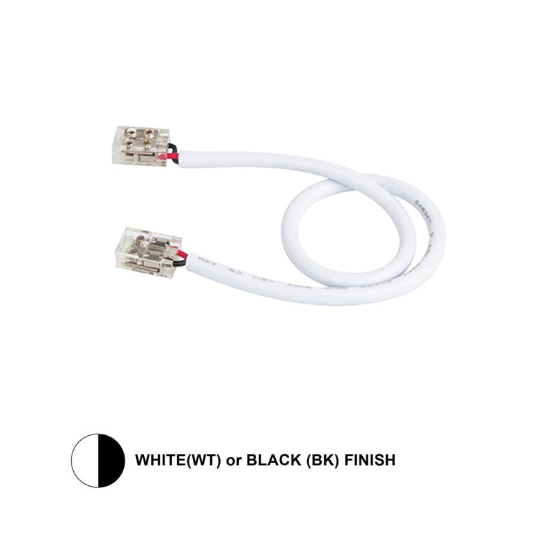 WAC Basics/Gemini 24VDC 6" Joiner Cable, White - T24-BS-IC-006-WT