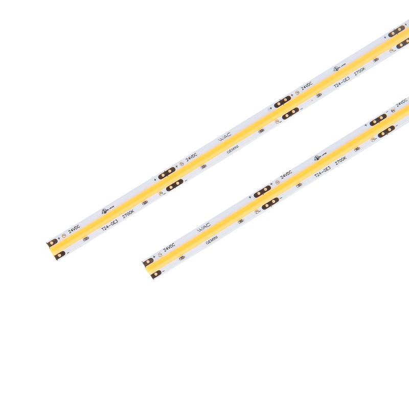 WAC Gemini 24VDC 1Lt LED COB Tape Light/4000K/24'/2.2W, White - T24-GE2-24-40WT
