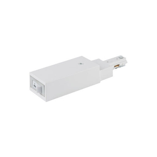 WAC H Track Current Limiter Live End Power Feed, Nickel - THL-HLES-1-2A-BN