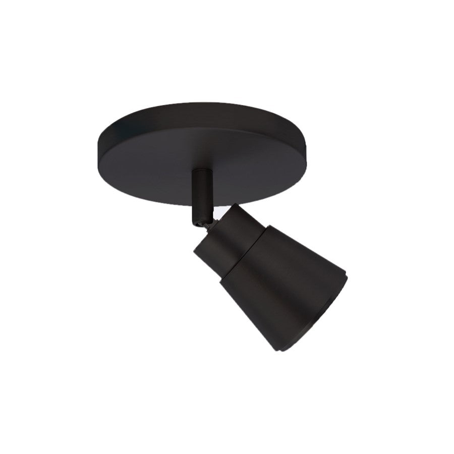 WAC Solo 1Lt LED Monopoint, Black/Translucent - TK-180501-30-BK