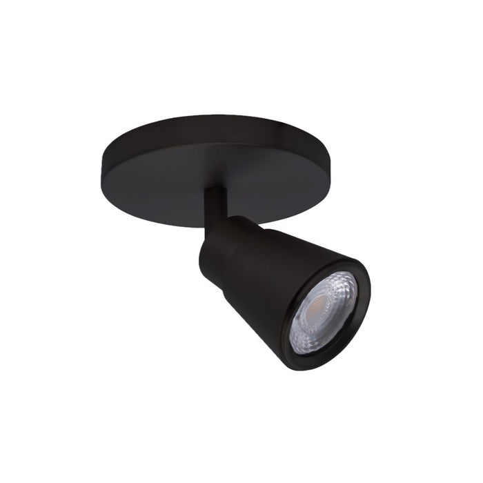 WAC Solo 1Lt LED Monopoint, Black/Translucent