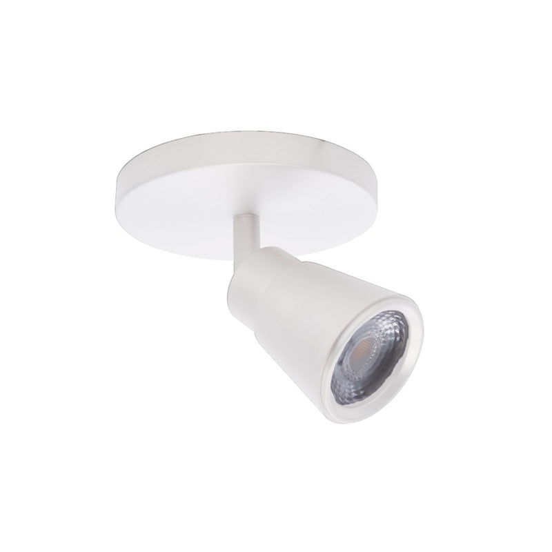 WAC Solo 1Lt LED Monopoint, White/Translucent - TK-180501-30-WT