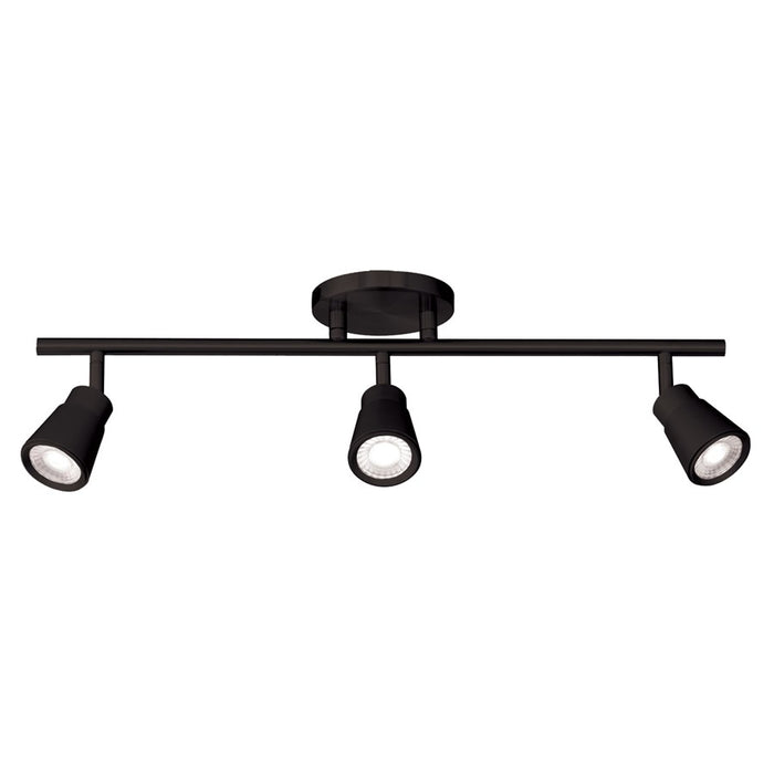 WAC Solo 3Lt LED Fixed Rail, Black/Clear - TK-180503-30-BK