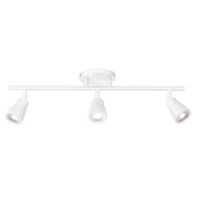 WAC Solo 3Lt LED Fixed Rail, White/Clear - TK-180503-30-WT