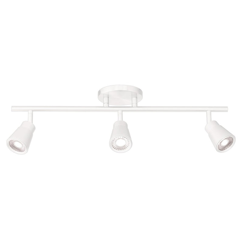 WAC Solo 3Lt LED Fixed Rail, White/Clear - TK-180503-30-WT