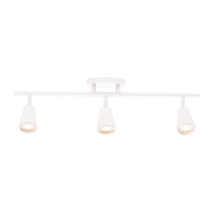 WAC Solo 3Lt LED Fixed Rail, White/Clear