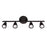 WAC Solo 4Lt LED Fixed Rail, Black/Clear