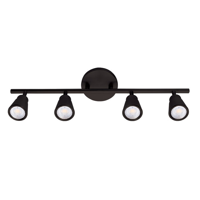 WAC Solo 4Lt LED Fixed Rail, Black/Clear