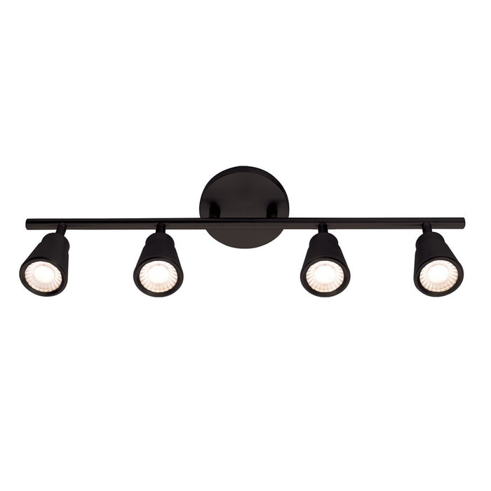 WAC Solo 4Lt LED Fixed Rail, Black/Clear
