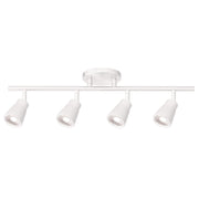 WAC Solo 4Lt LED Fixed Rail, White/Clear - TK-180504-30-WT