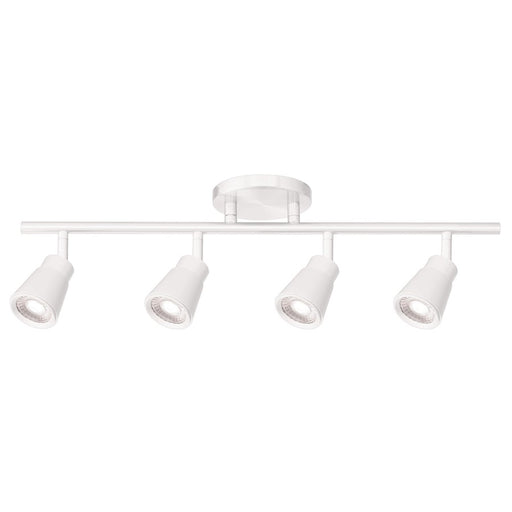 WAC Solo 4Lt LED Fixed Rail, White/Clear - TK-180504-30-WT