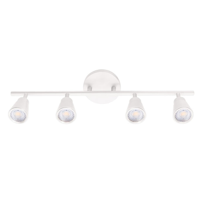 WAC Solo 4Lt LED Fixed Rail, White/Clear