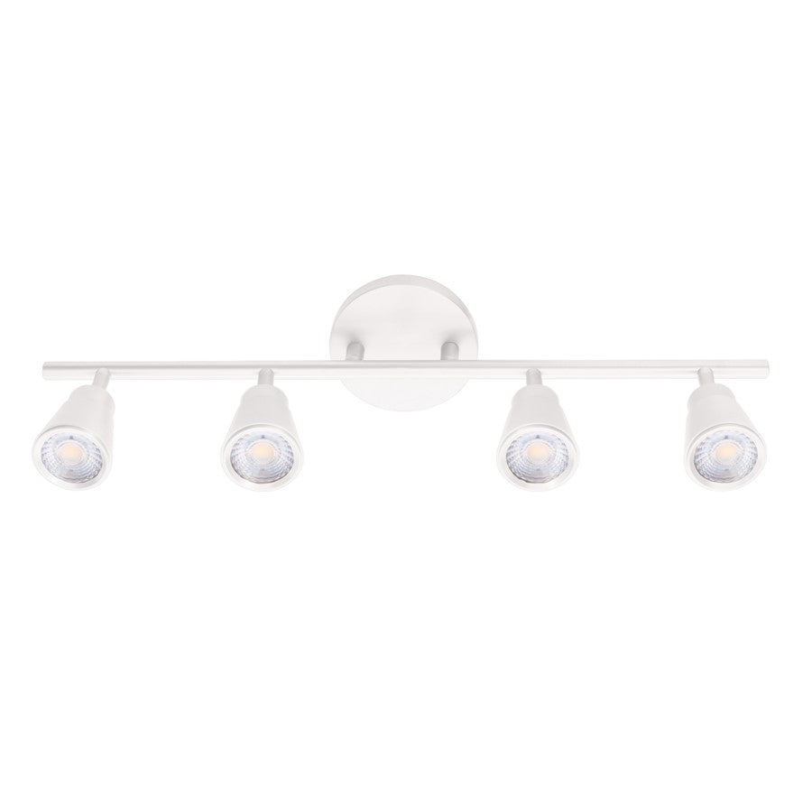 WAC Solo 4Lt LED Fixed Rail, White/Clear