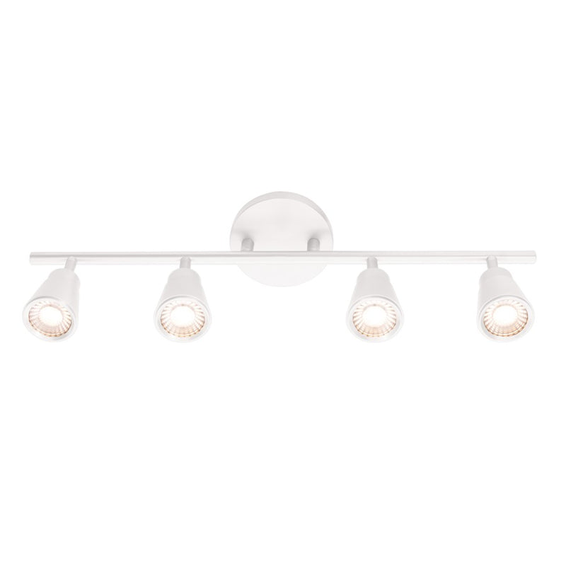 WAC Solo 4Lt LED Fixed Rail, White/Clear