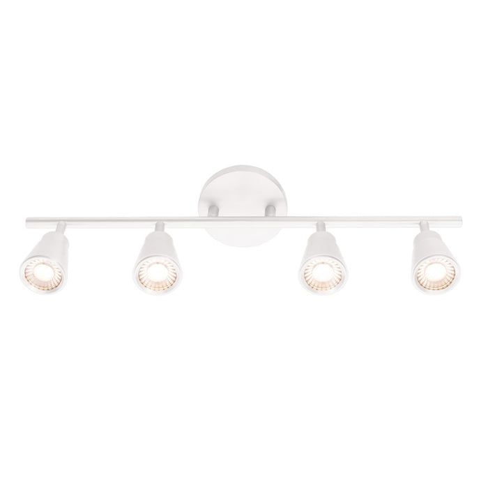 WAC Solo 4Lt LED Fixed Rail, White/Clear