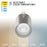 WAC Lighting Pipe LED Monopoint/5-CCT/10W, 770L, Brushed Nickel