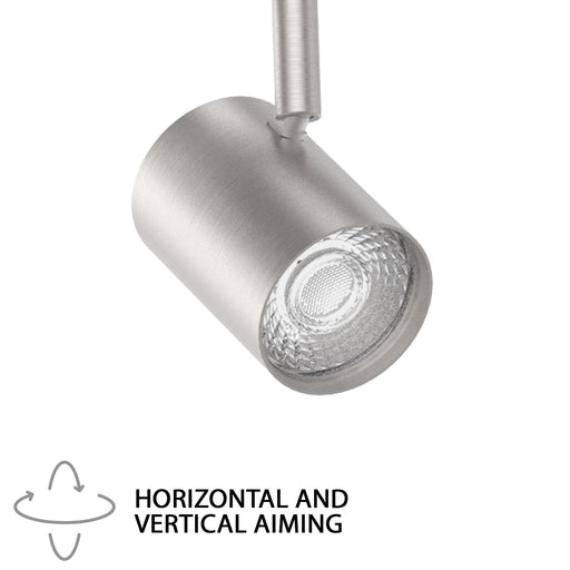 WAC Lighting Pipe 24" 3Lt LED Track Kit/5-CCT/30W, 2310L, Nickel